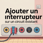 Illustration ajout interrupteur sur circuit existant