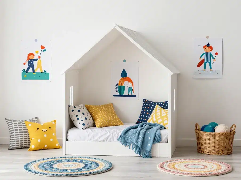 deco lit cabane enfant accessoires déco uniques