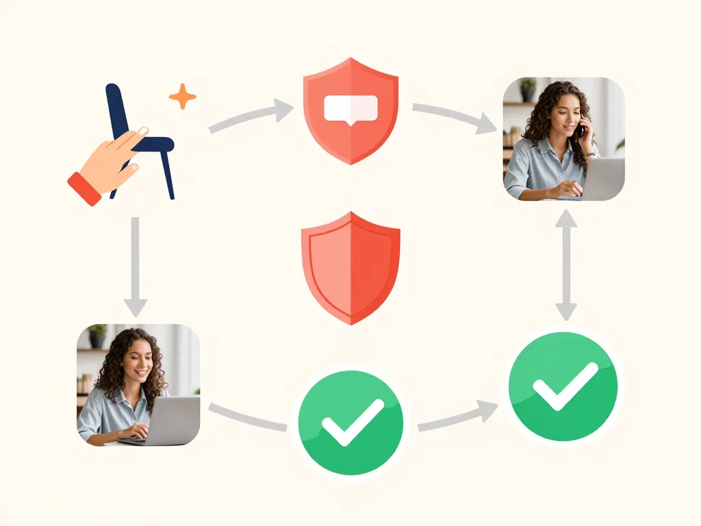 Processus achat sécurisé design market plateforme digitale