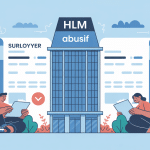 illustration hlm surloyer abusif immeuble locataires factures