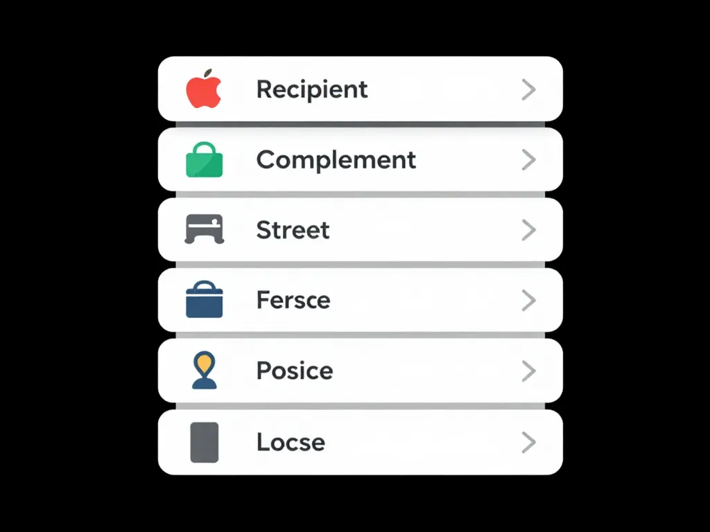 libellé adresse structure adresse postale