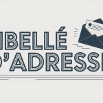 libellé adresse illustration normes postales
