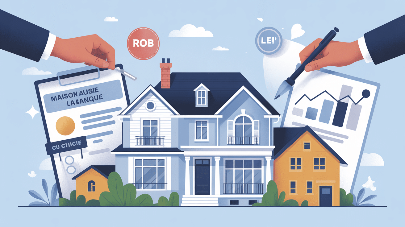 maison saisie par la banque à vendre illustration juridique et financière