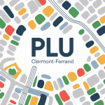 plan local d'urbanisme clermont ferrand illustration vectorielle