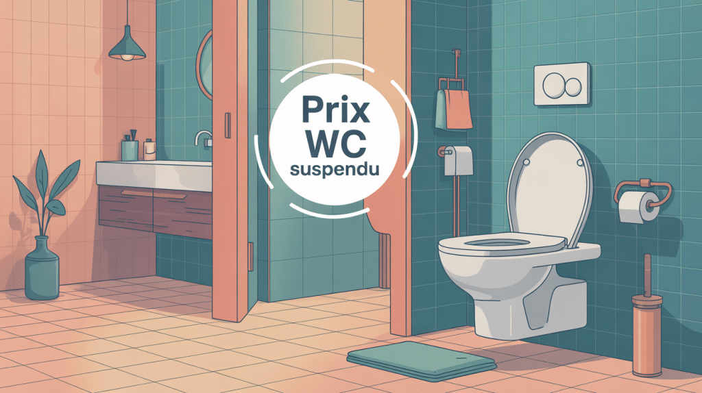 prix des wc suspendus illustration coût et installation