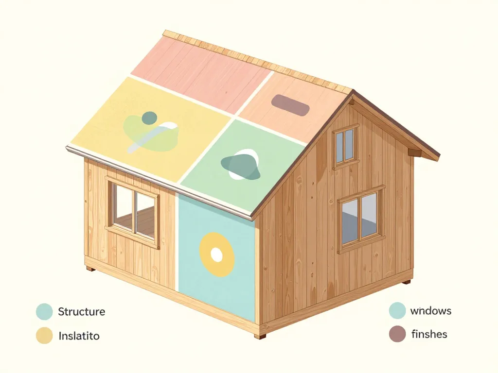 prix extension bois 40m2 répartition des coûts