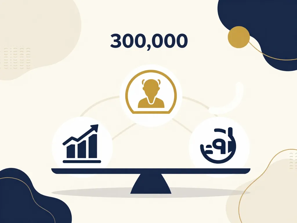 Diagramme quel apport pour emprunter 300 000 euros et critères bancaires