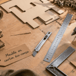 meuble en carton fabrication atelier outils matériaux