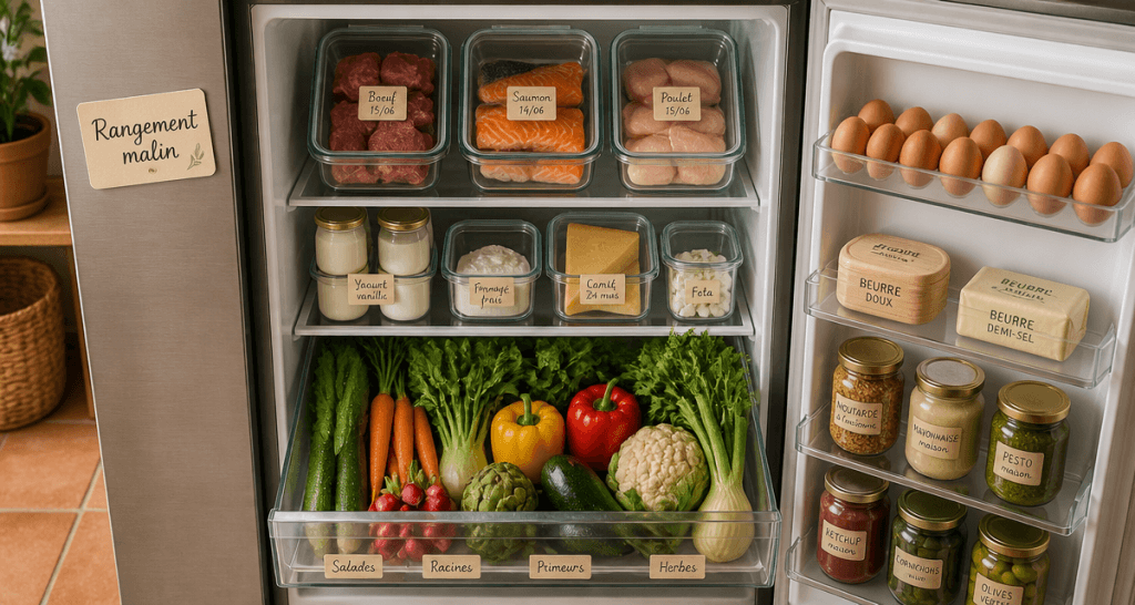 Comment ranger son frigo : réfrigérateur bien organisé