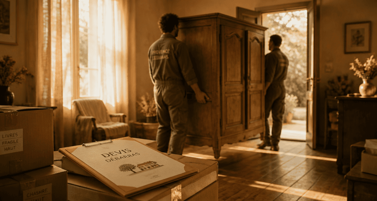Debarras maison armoire cartons professionnels