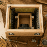 fabriquer un caisson anti-bruit pompe à chaleur vue atelier