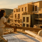 faut il acheter en vefa aujourd'hui couple observe chantier immobilier
