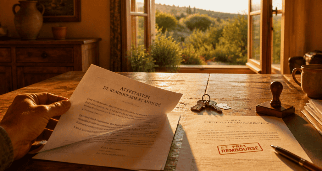 J ai fini de payer mon credit immobilier documents attestation