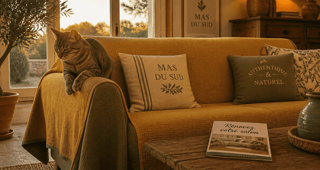 la maison des housses avis housse canapé ocre vert chat