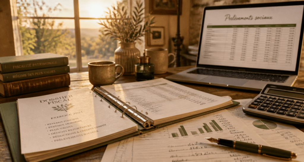 prelevement sociaux sur revenu foncier dossier fiscal