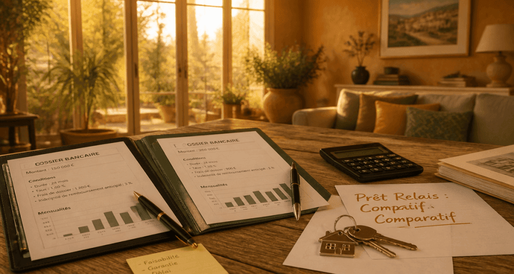 quel est la meilleure banque pour le prêt relais dossier calculatrice clés maison