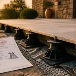 Carrelage sur plot inconvenients : dalles sur plots réglables pour stabilité terrasse