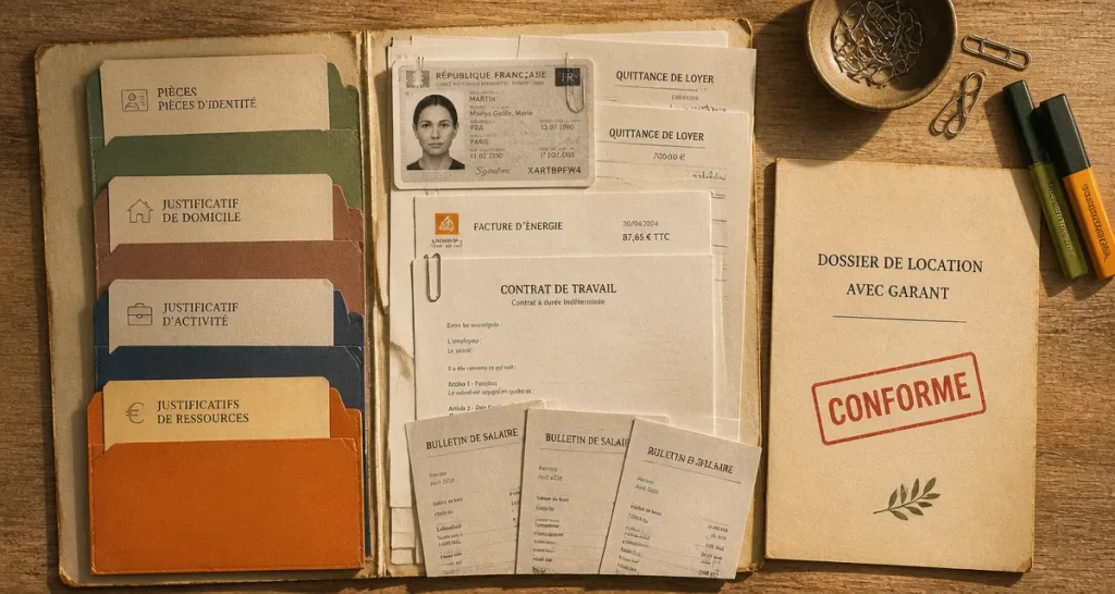 Dossier pour location garant : 4 pièces obligatoires et documents à éviter