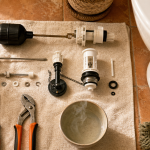 Fuite flotteur wc : mécanisme de chasse démonté et réglage du flotteur