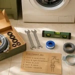 lave linge branchement : kit tuyau, joints et colliers pour éviter les fuites