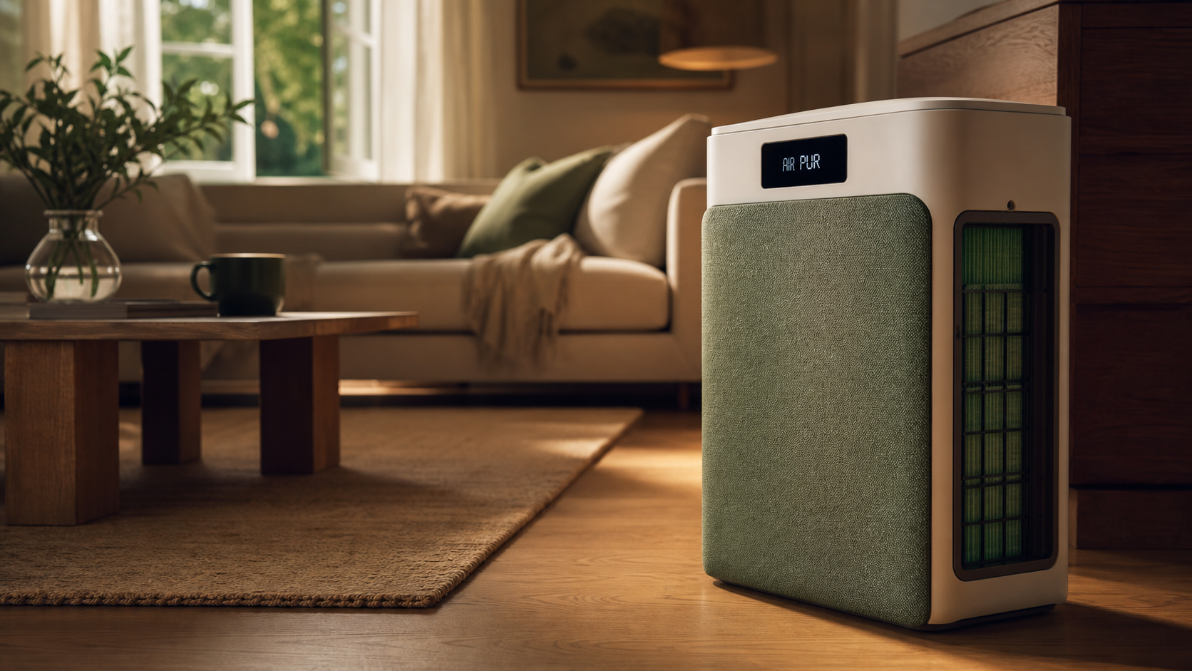 Meilleur purificateur d air : purificateur d’air en salon pour éliminer 99% des polluants