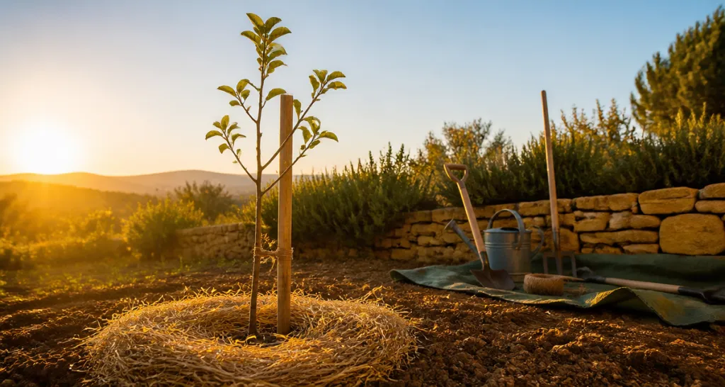 quand planter un arbre fruitier jeune jardin provençal
