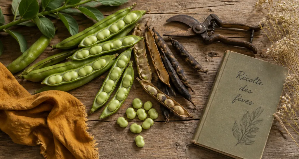 quand recolter les feves gousses ouvertes grains verts