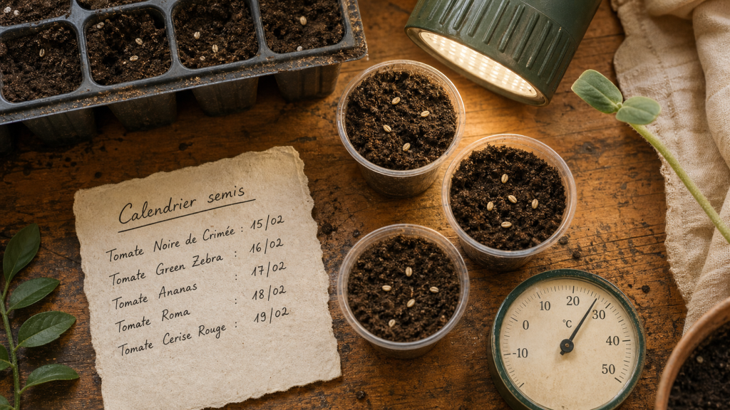 Quand semer graines de tomates : calendrier par région, plants et semis vigoureux