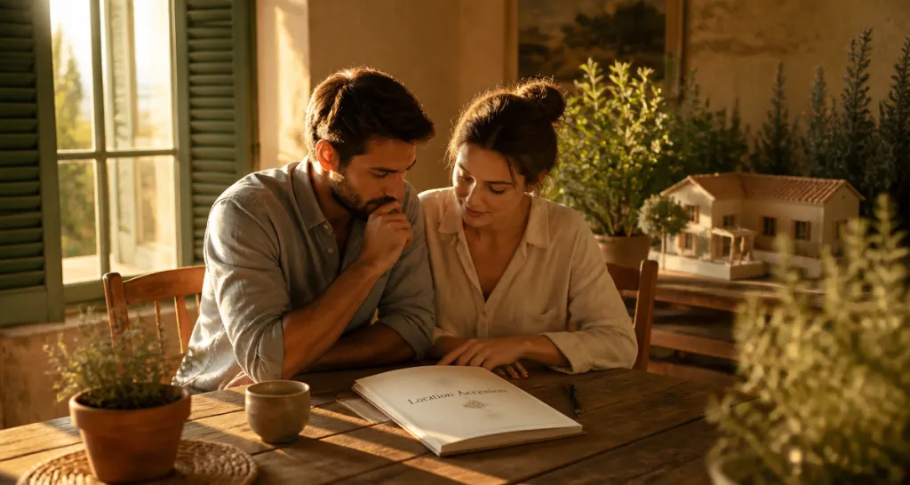 vente locative couple examine contrat maison