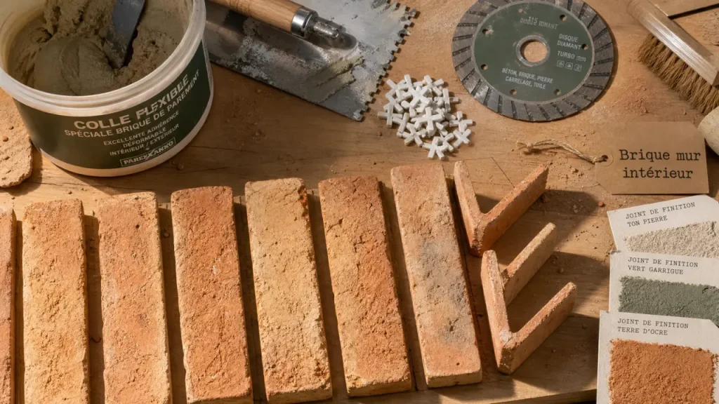 Mur intérieur en brique : choisir et poser vos plaquettes comme un pro