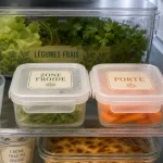 Frigo plus froid en haut ou en bas : zone froide et porte