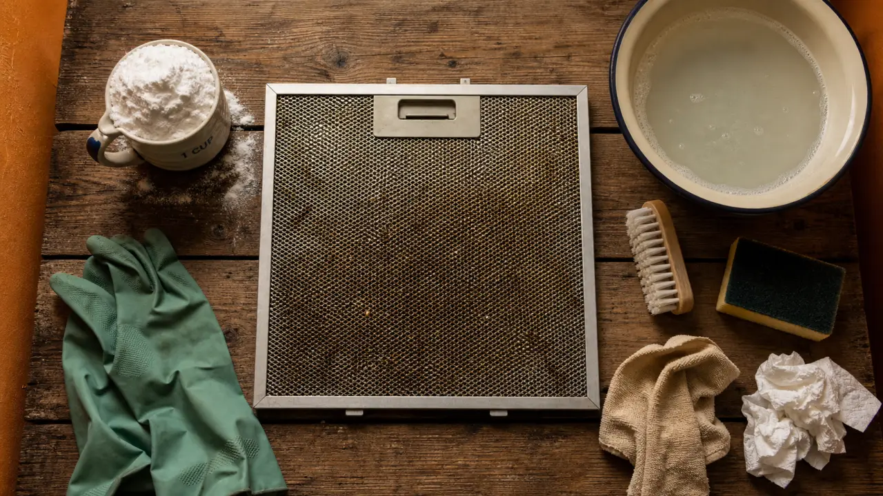 Nettoyage grille hotte grasse : trempage et lavage au lave-vaisselle