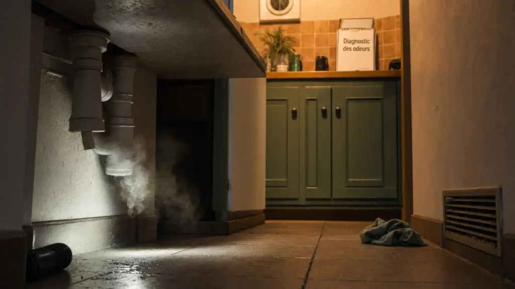 Odeur maison introuvable : égout, humidité ou VMC, la méthode pour remonter à la source