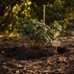 Quand planter un rhododendron : motte en terre de bruyère