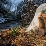 Que faire au jardin en hiver : paillage d’hiver et plants autour