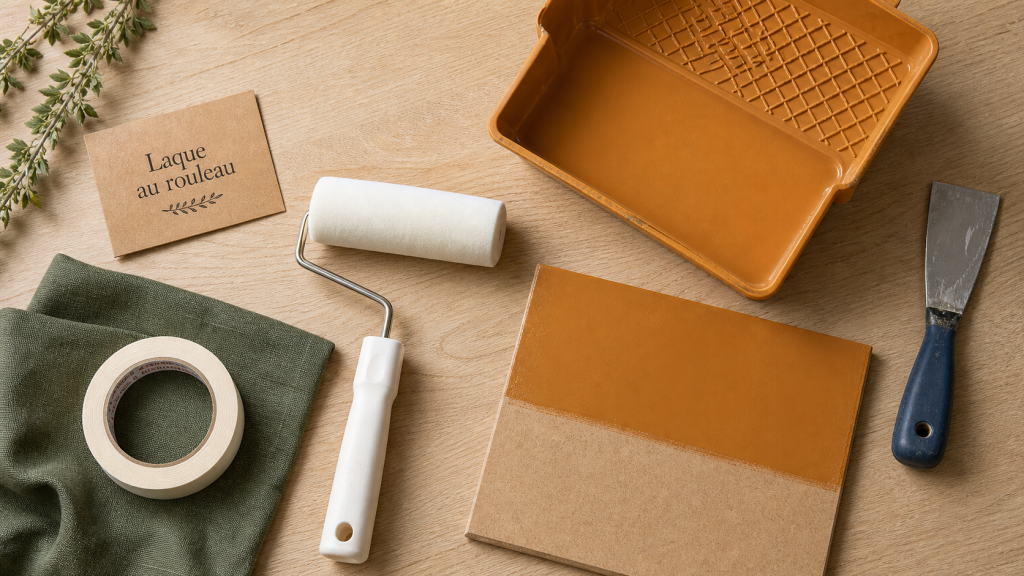 Rouleau en mousse pour quelle peinture : laque au rouleau, vernis et peinture en couches fines