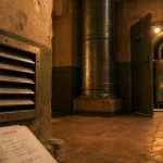 vmc collective immeuble bruyante : bouche d’aération dans un hall d’immeuble