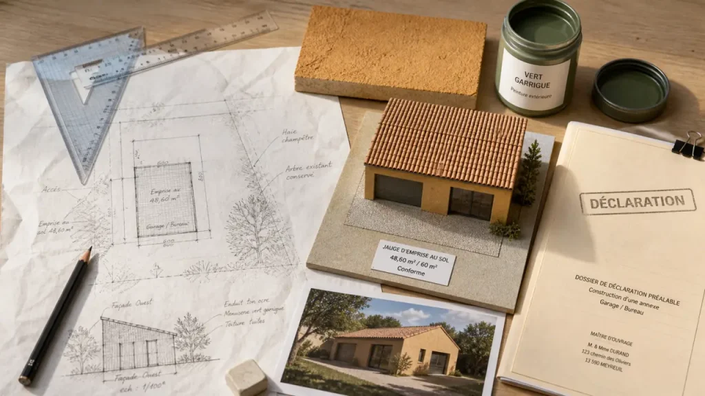 Annexes maison : plan d’emprise et seuils d’urbanisme à vérifier avant construire