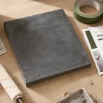 Prix du béton ciré au m2 pour petite surface, échantillon gris anthracite