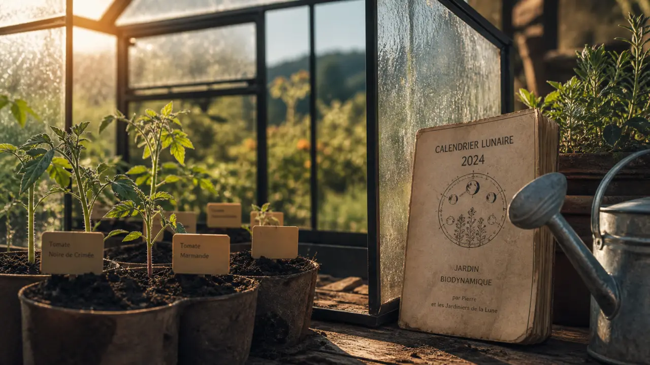 Quand semer les tomates avec la lune : semis en lune montante sous abri
