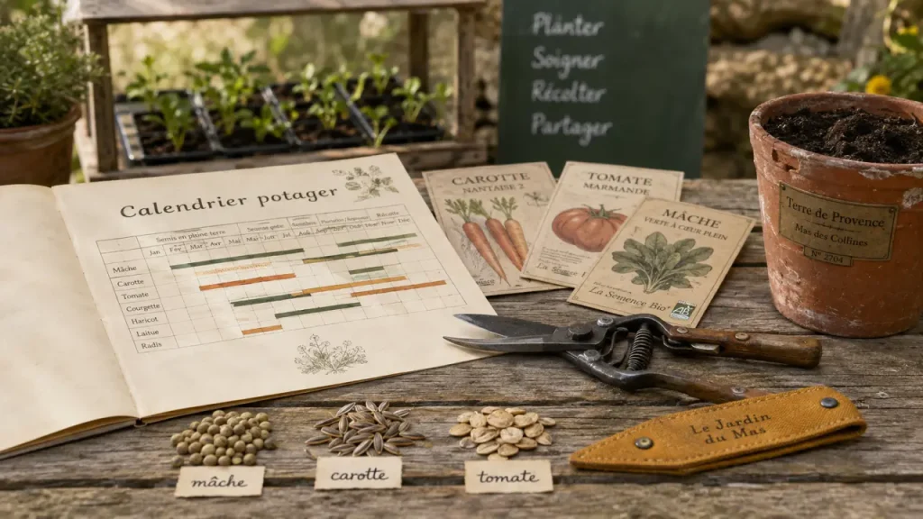 Calendrier du potager : 12 mois, 5 zones climatiques, semis au bon moment