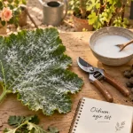 Oidium traitement curatif : poudre blanche sur feuille et sécateur, agir tôt