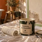 Peinture mur humide : cloquage sur mur en plâtre